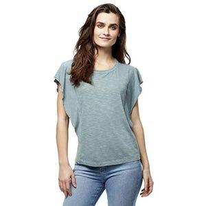 William Rast Blue Freya Flutter Sleeve Tee Small